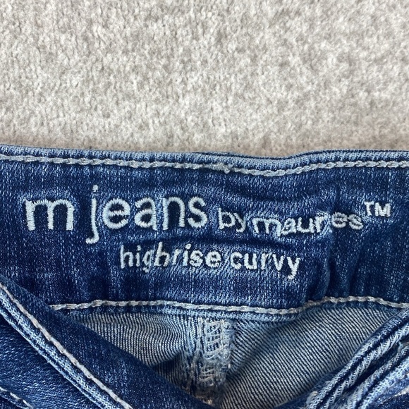 Maurices high rise curvy jeans size 16w stretchy skinny minimalist basics edgy - Picture 4 of 9